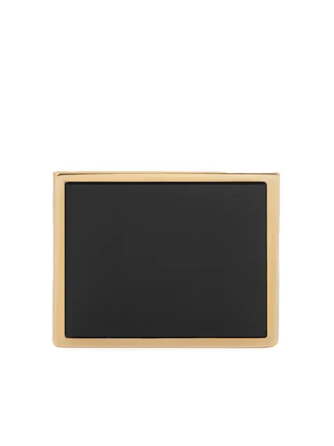 DRIES VAN NOTEN brass signet ring