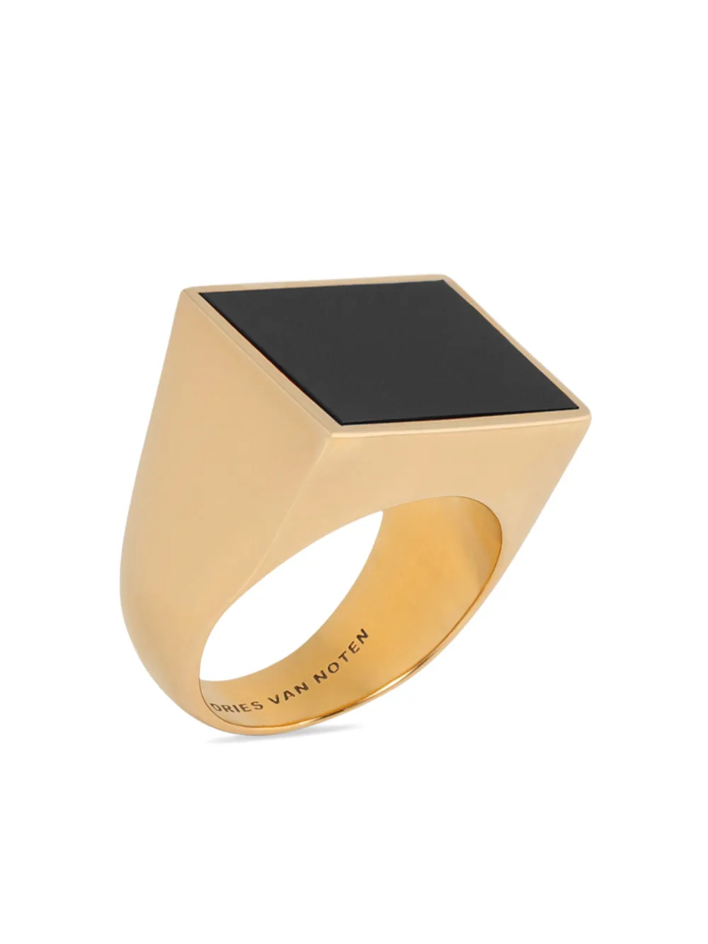 DRIES VAN NOTEN Anello in ottone con sigillo | Anelli | Image 3