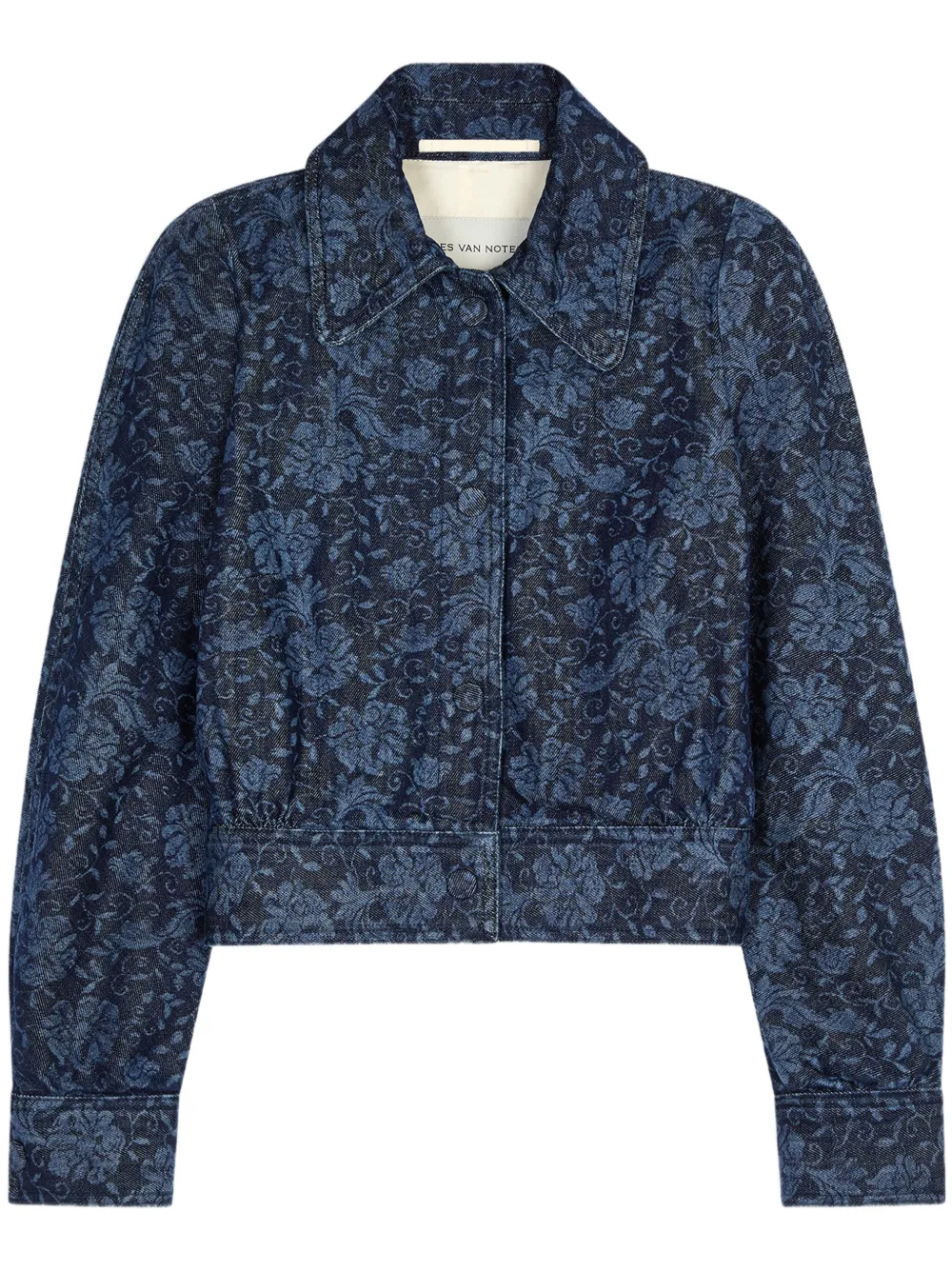 DRIES VAN NOTEN PRINTED DENIM JACKET