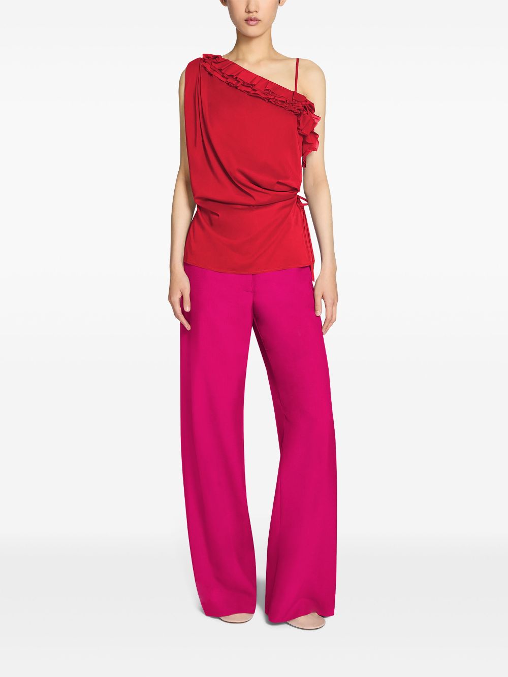 DRIES VAN NOTEN Straight broek - Roze