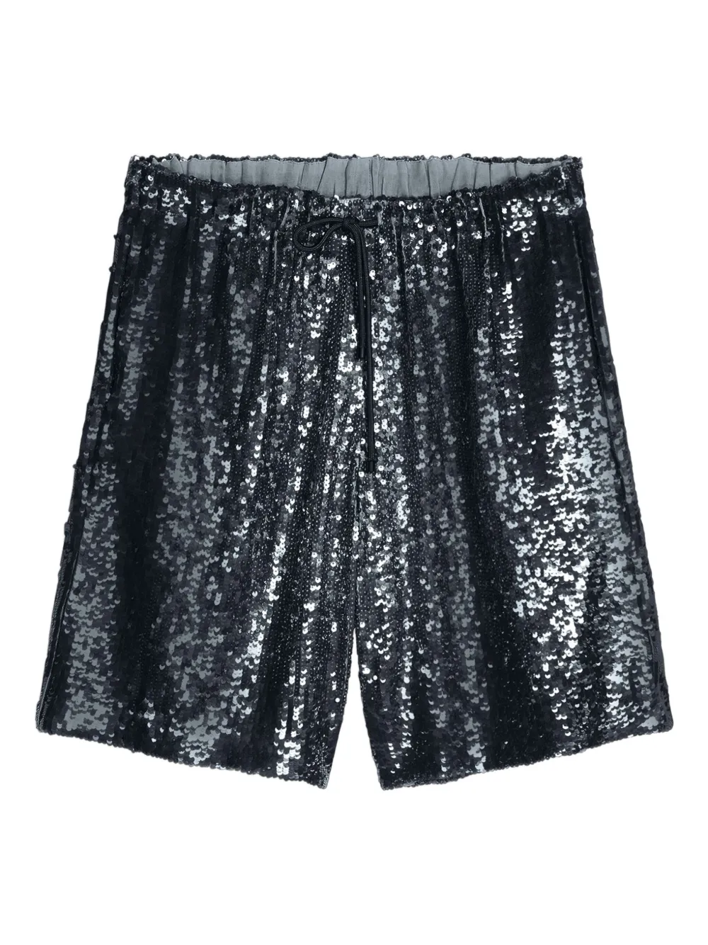 DRIES VAN NOTEN sequin-embellished shorts | Blue | Image 1