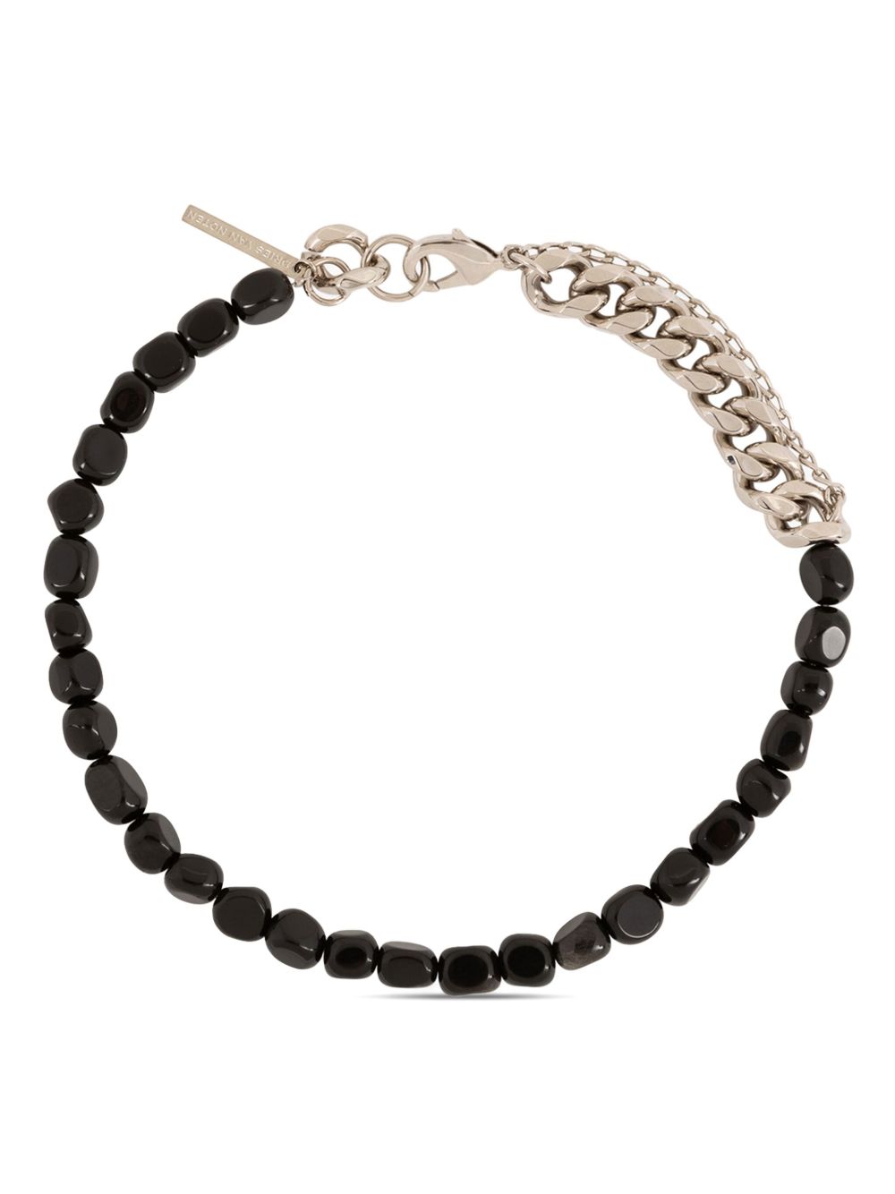 DRIES VAN NOTEN beaded necklace - Black