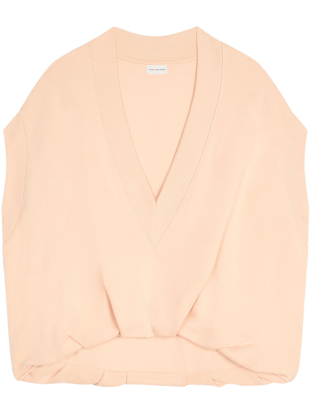 DRIES VAN NOTEN V-neck sweatshirt - Pink