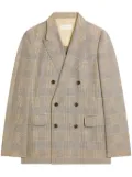 DRIES VAN NOTEN checked blazer - Yellow