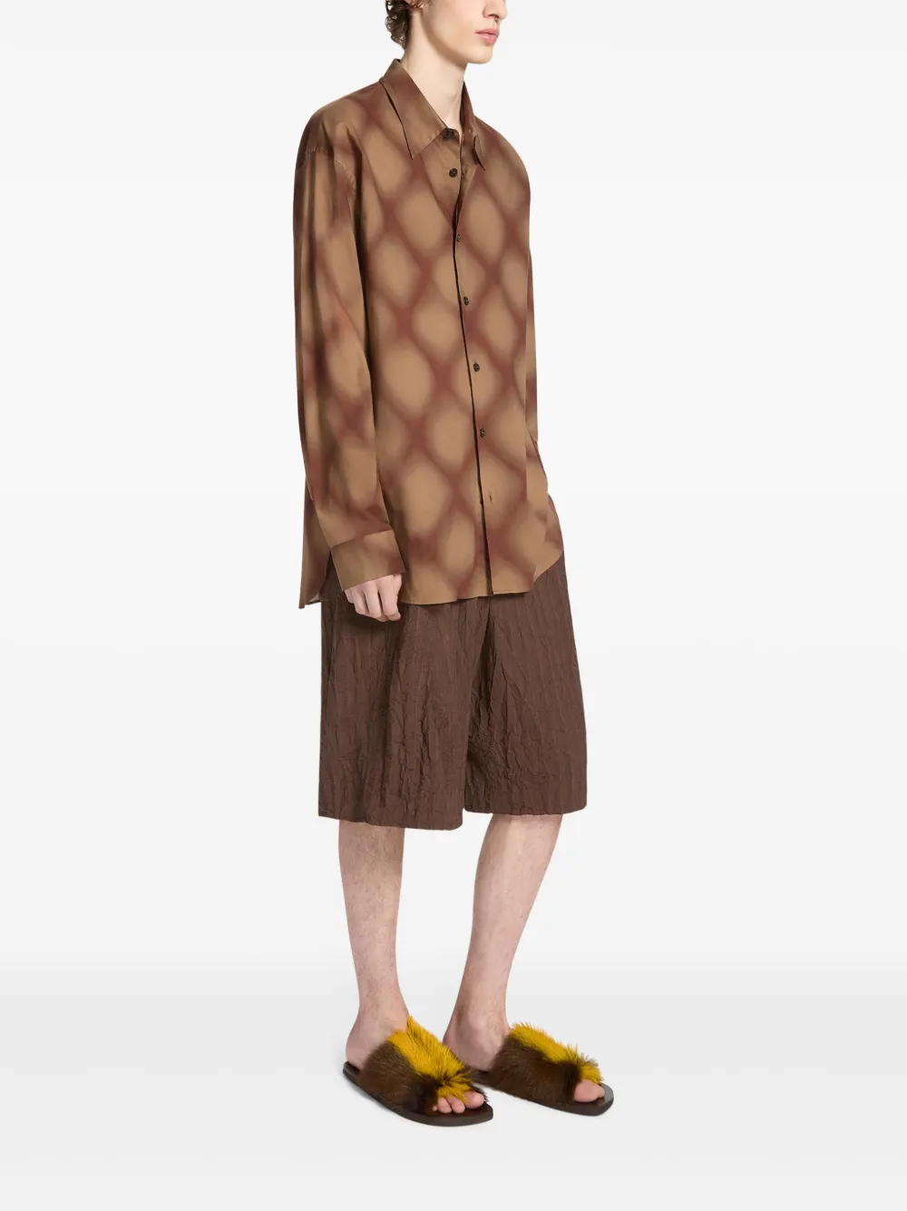 DRIES VAN NOTEN Camicia in cotone con stampa | Camicie | Image 3