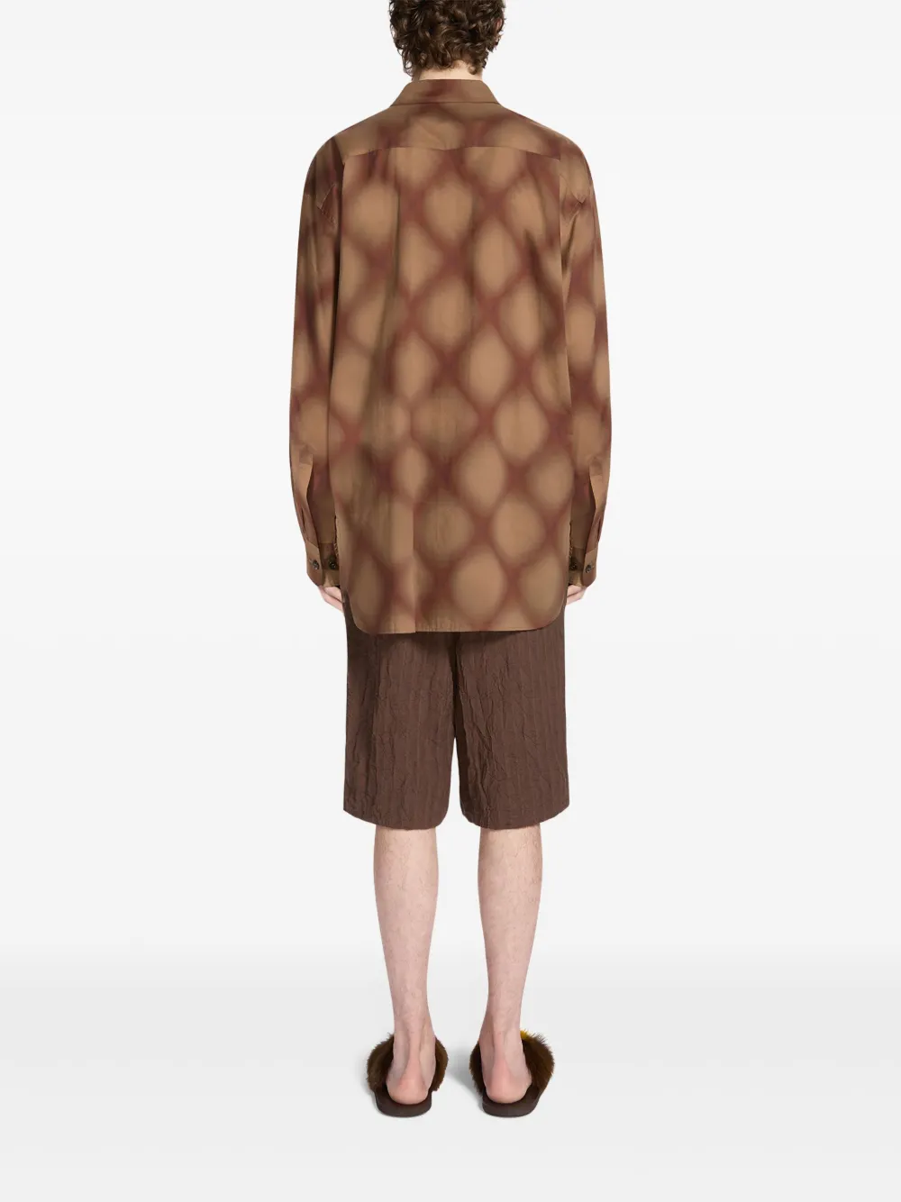 DRIES VAN NOTEN Camicia in cotone con stampa | Abbigliamento | Image 4
