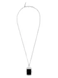 DRIES VAN NOTEN stone-pendant necklace - Black