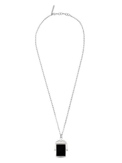 DRIES VAN NOTEN stone-pendant necklace
