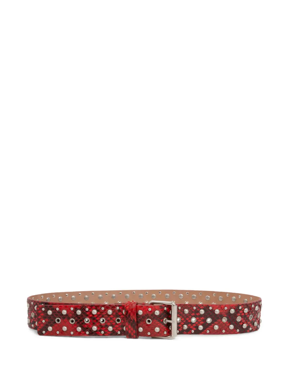 DRIES VAN NOTEN cinturón con apliques | rojo | Image 1