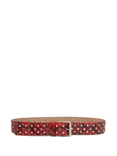 DRIES VAN NOTEN studded leather belt