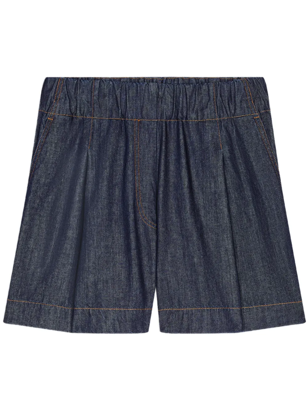 DRIES VAN NOTEN Wijde denim shorts Blauw