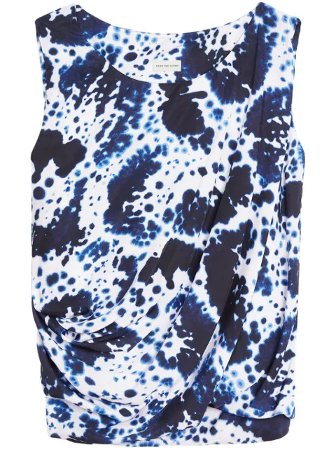 DRIES VAN NOTEN printed top