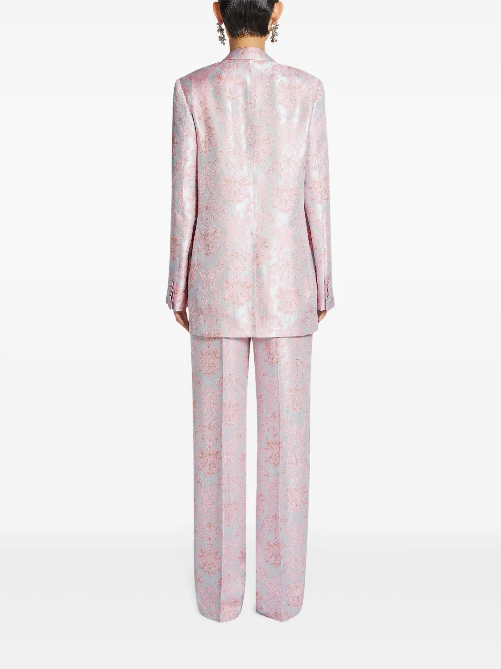 DRIES VAN NOTEN Blazer met bloemenprint Blauw