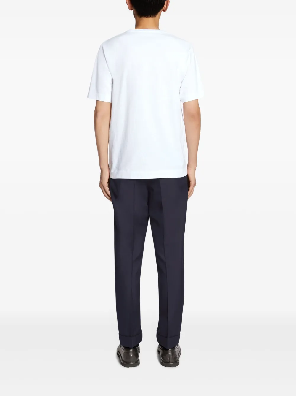 DRIES VAN NOTEN Wollen broek Blauw