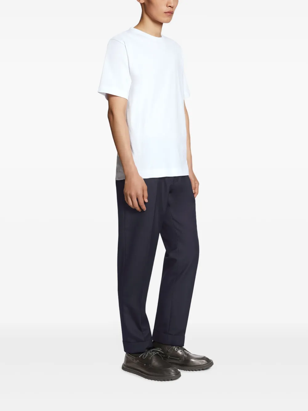 DRIES VAN NOTEN Wollen broek Blauw