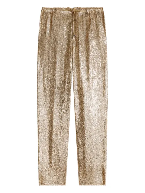 DRIES VAN NOTEN sequin-embellished trousers