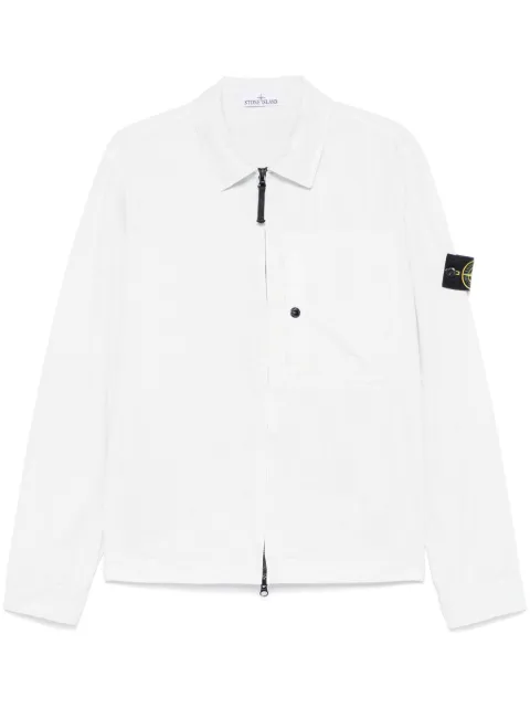 Stone Island chamarra con distintivo removible