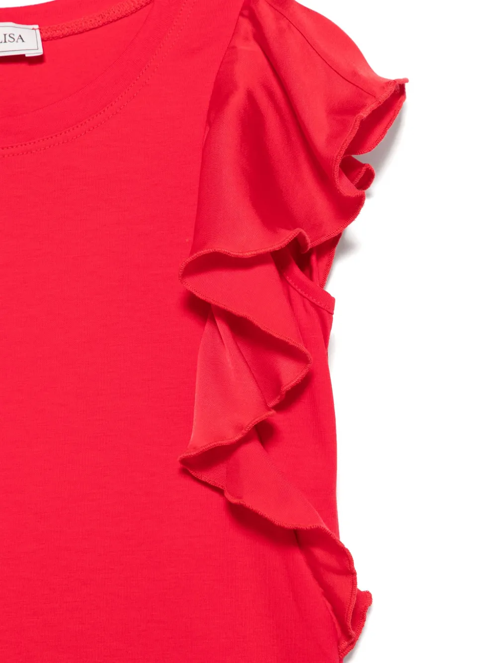 Monnalisa Tanktop met ruches Rood