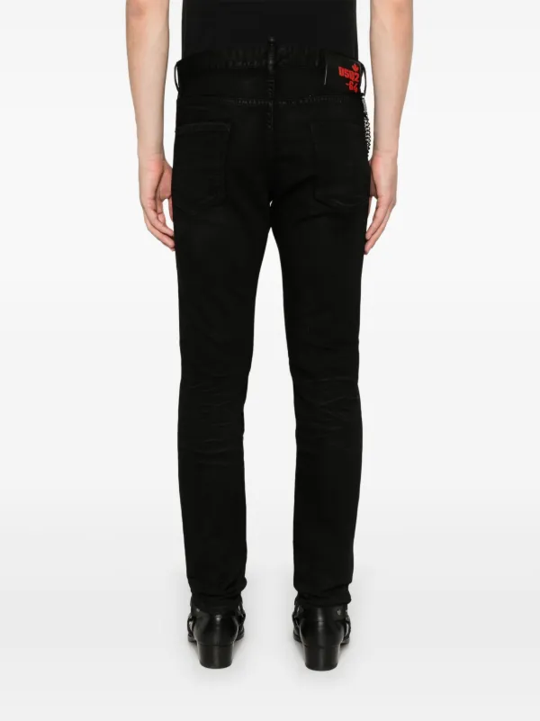 DSQUARED2 chain-detailed Trousers | Black | FARFETCH