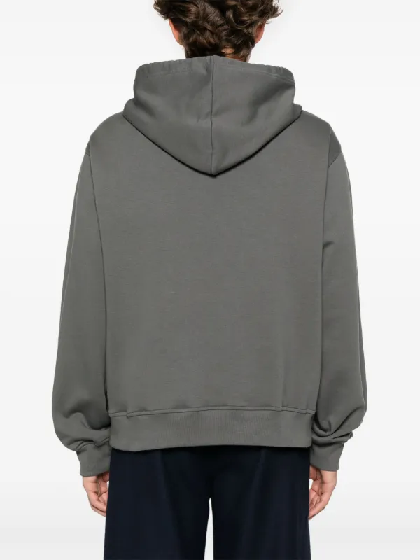 Marni logo-patch Hoodie | Grey | FARFETCH