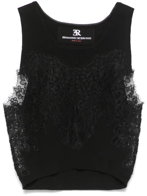 Ermanno Scervino lace-detail top