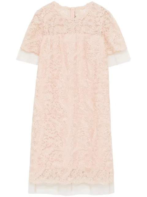 Ermanno Scervino vestido midi con encaje