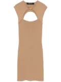 Federica Tosi cut-out mini dress - Brown