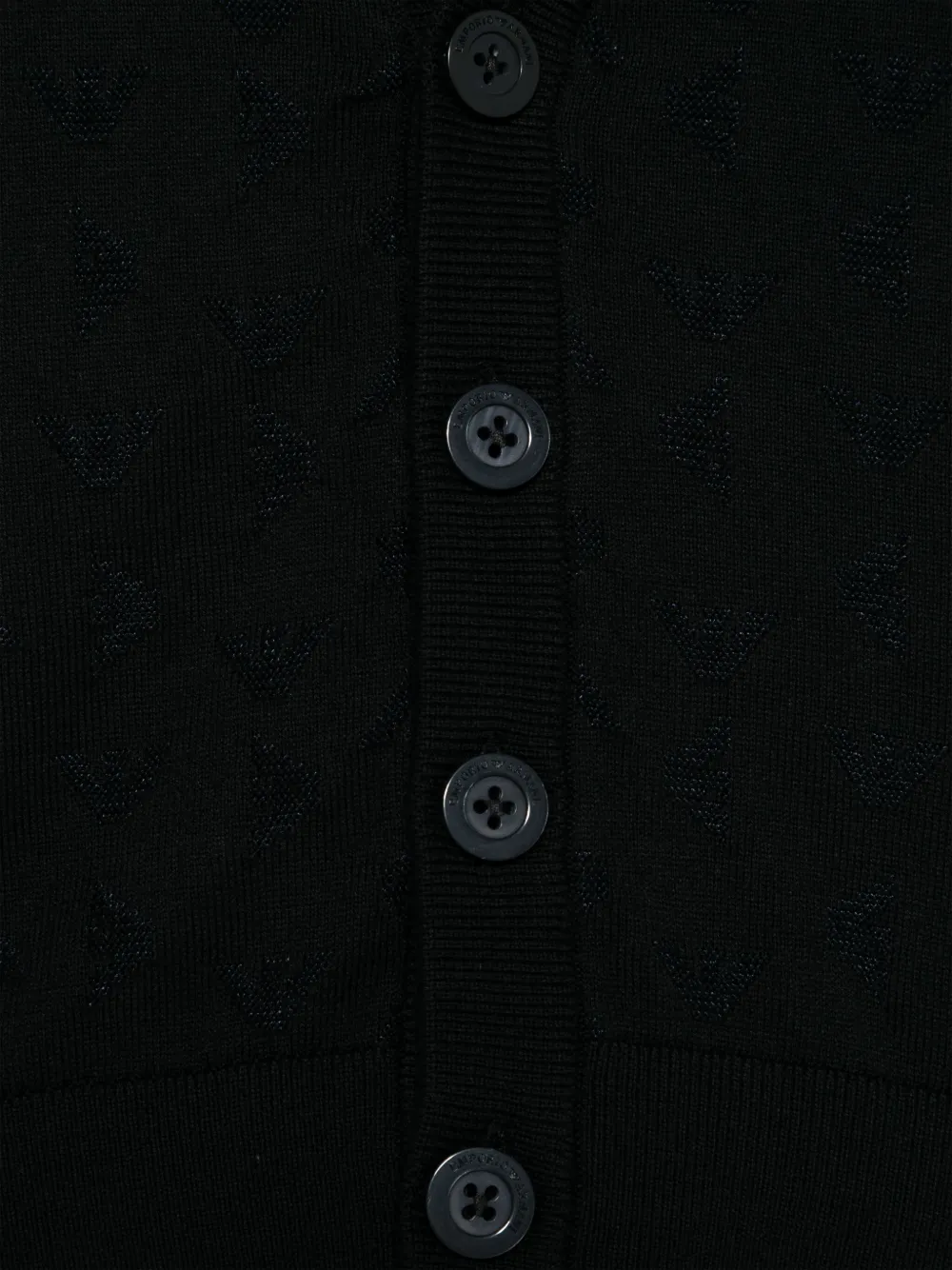 Emporio Armani Kids Vest met ceintuur Blauw