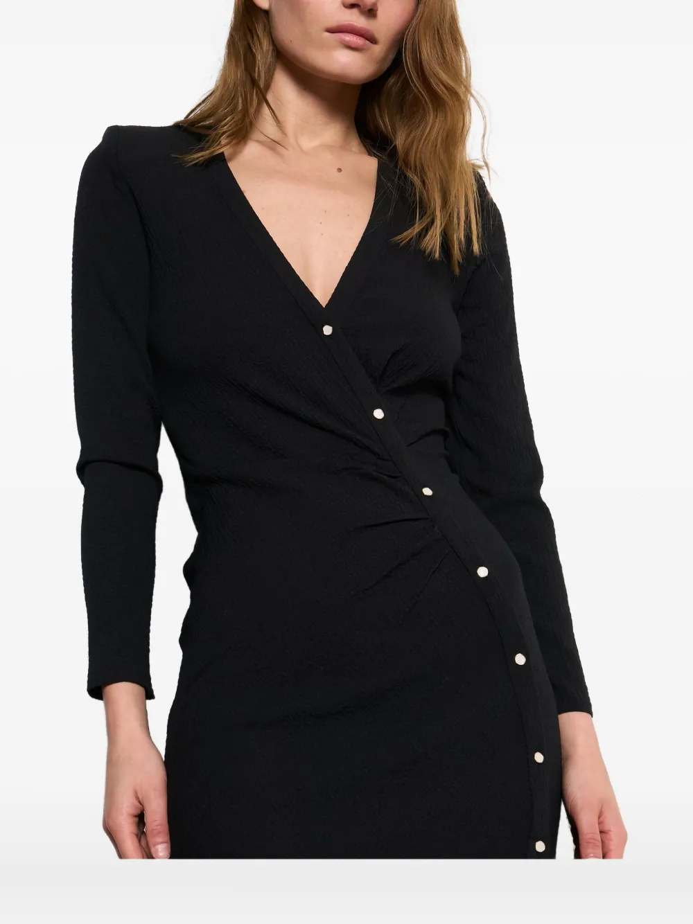 Ba&Sh Tango midi-jurk Zwart