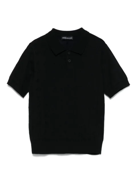 Emporio Armani Kids Poloshirt met jacquard