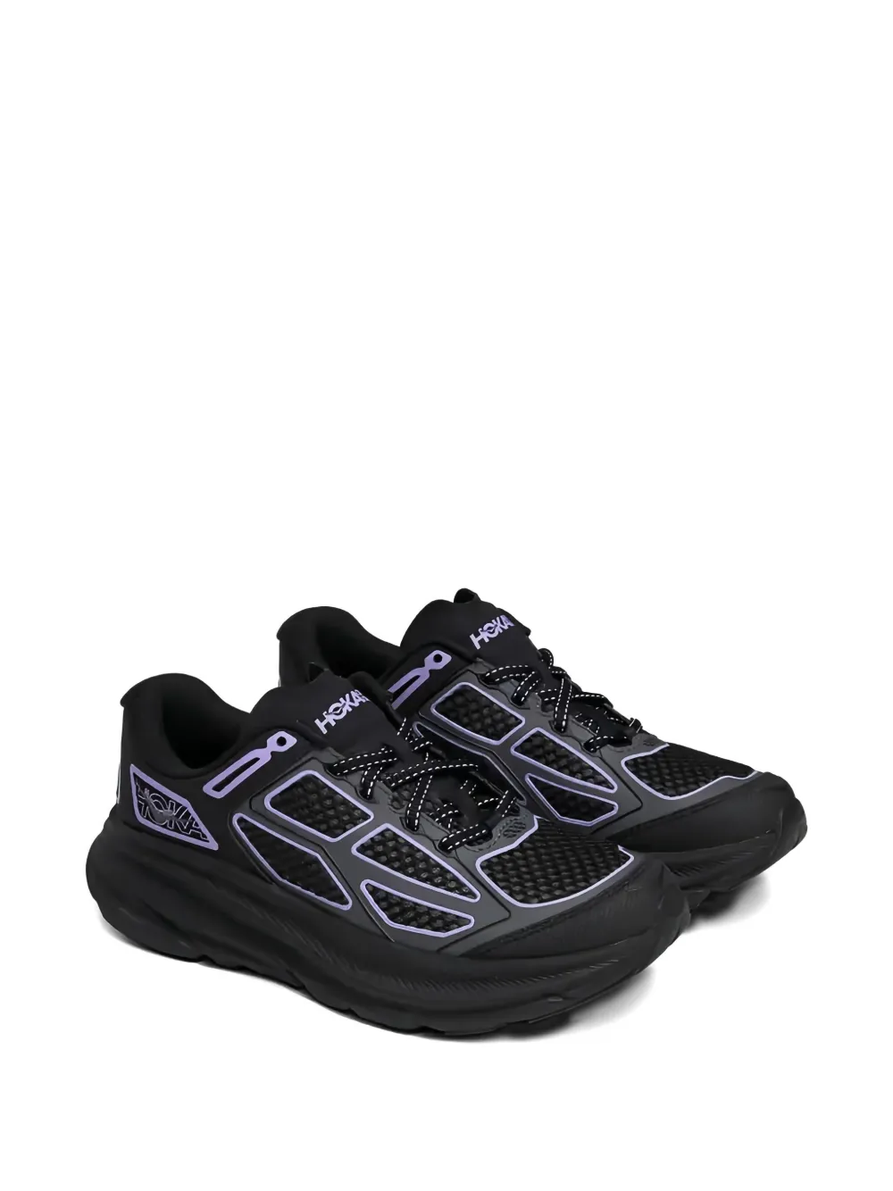 HOKA Clifton One11 "Black Aster Flower" sneakers
