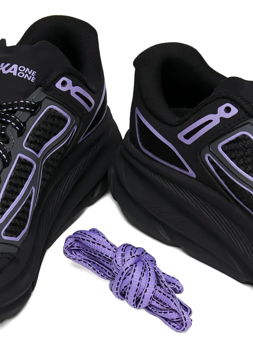 HOKA Clifton One11 "Black Aster Flower" sneakers