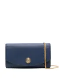 Balmain leather clutch bag - Blue