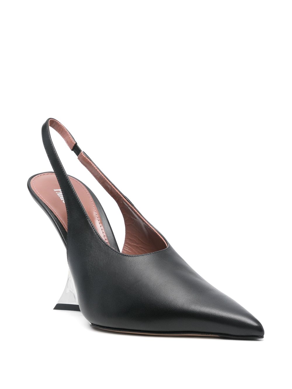 Paris Texas 105 Nina slingback pumps - Zwart