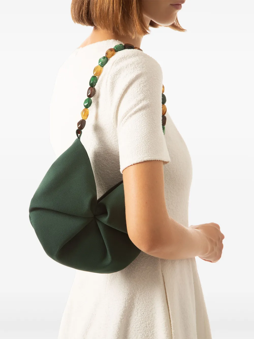 0711 small Rosh tote bag - Groen