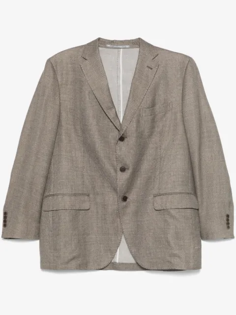 Loro Piana Pre-Owned 混色效果西装夹克（2010年代典藏款）