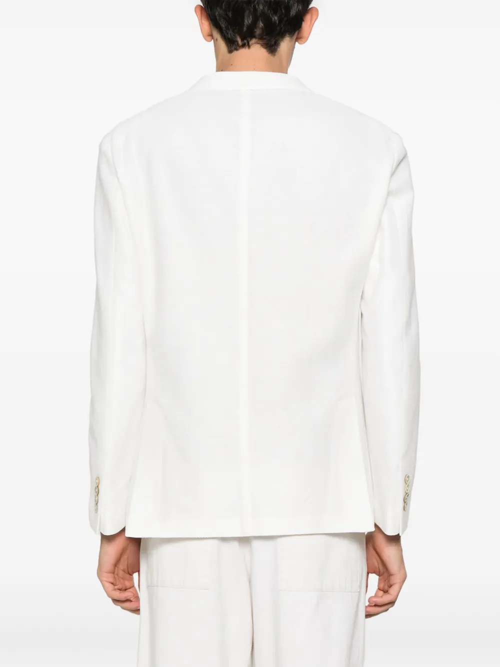 Eleventy Blazer met textuur Wit