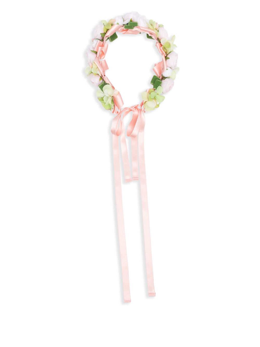 Colorichiari floral-appliqué head band - Pink