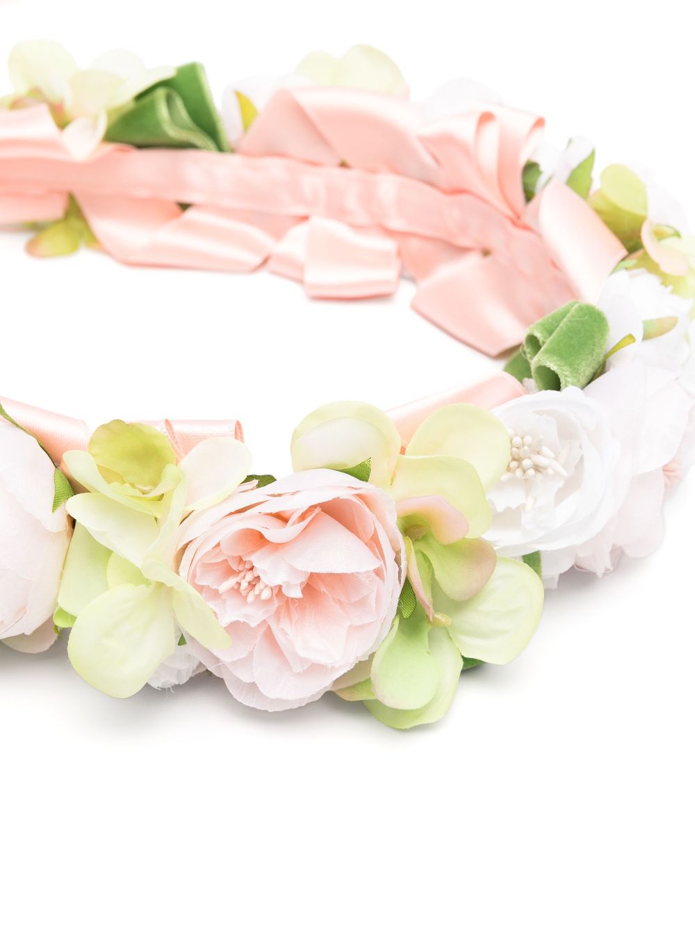 Colorichiari floral-appliqué head band - Pink