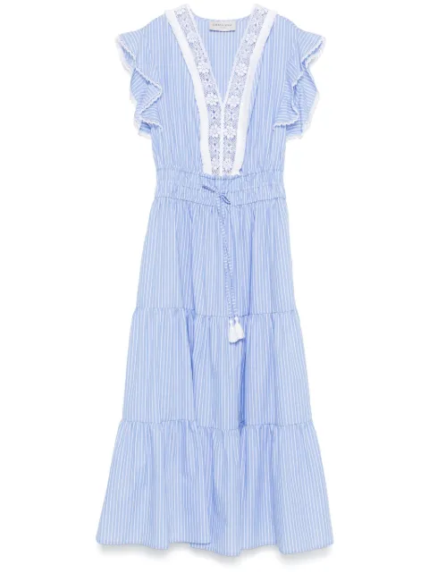 ERMANNO FIRENZE  striped midi dress 