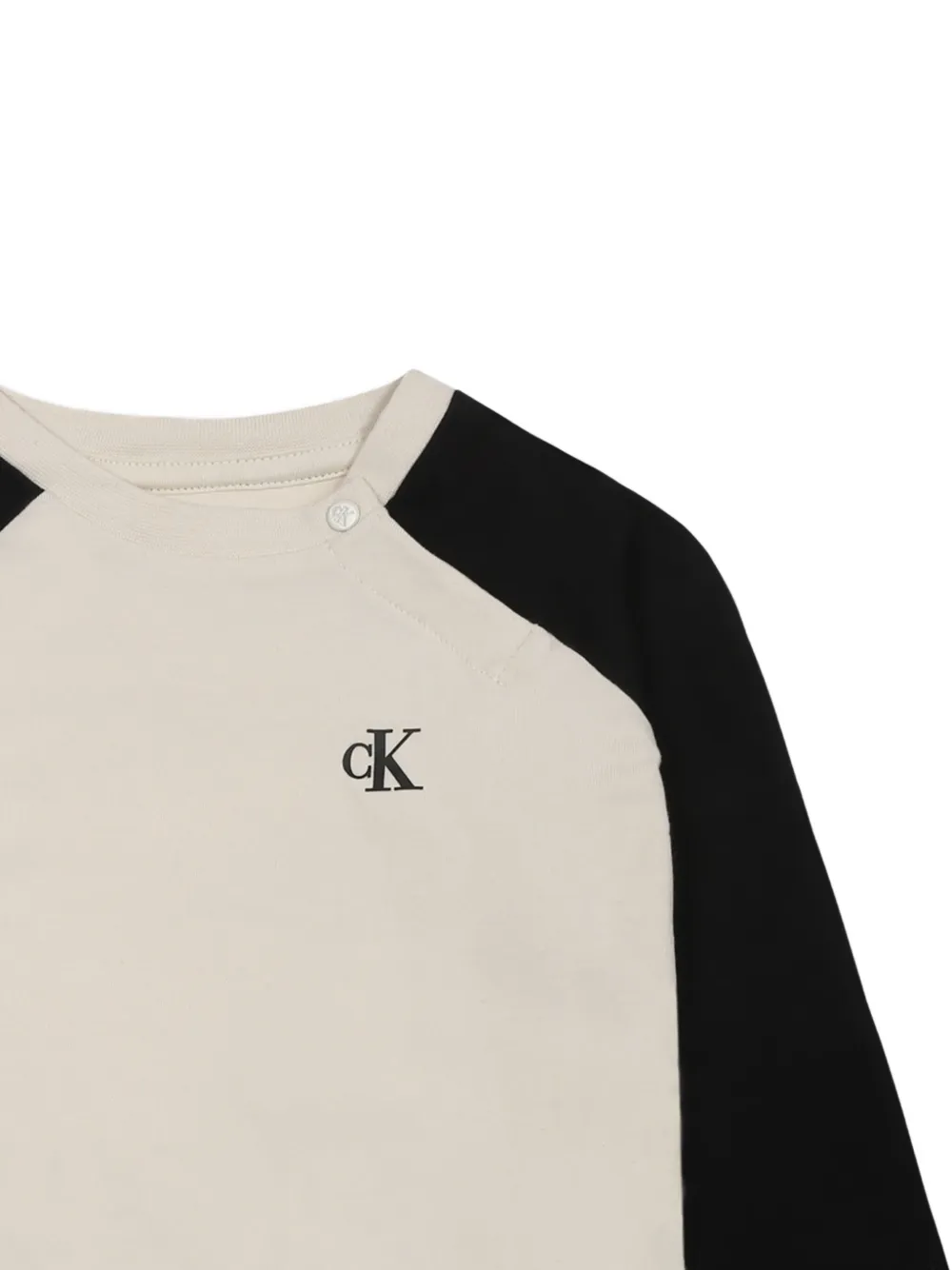 Calvin Klein Kids T-shirt met logoprint Beige