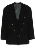 Versace Pre-Owned 1980s wool blazer - Grey