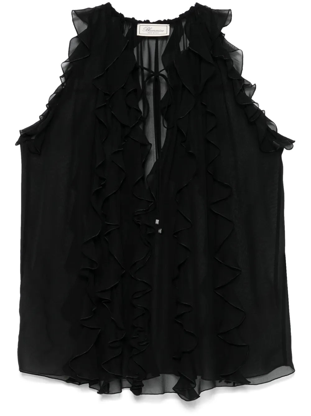 Blumarine ruffled blouse | Black | Image 1