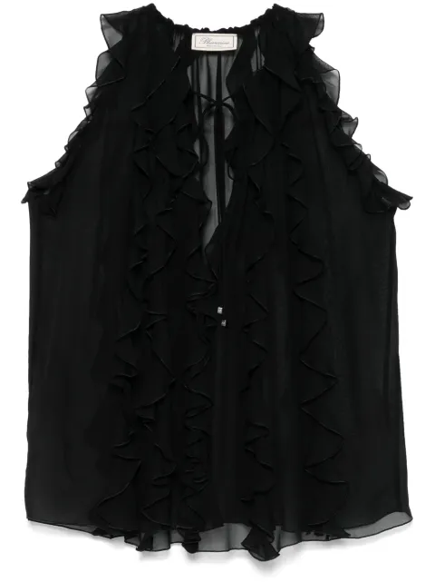 Blumarine ruffled blouse