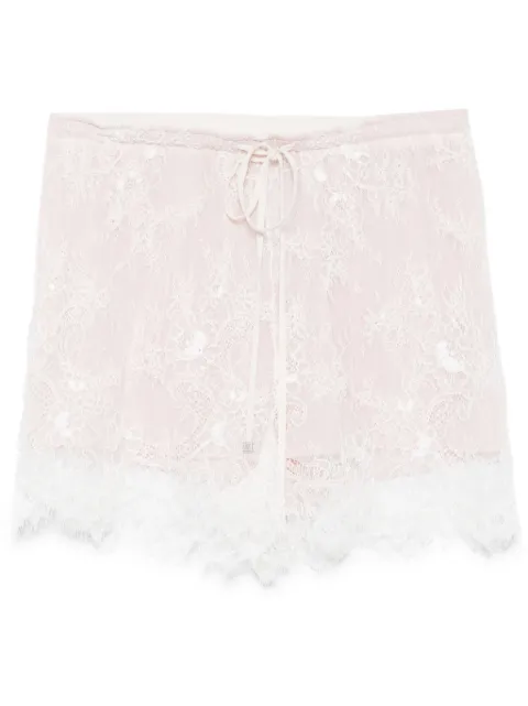 Blumarine embroidered-lace shorts