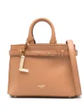 Lancel mini leather tote bag - Brown