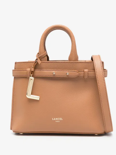Lancel mini leather tote bag