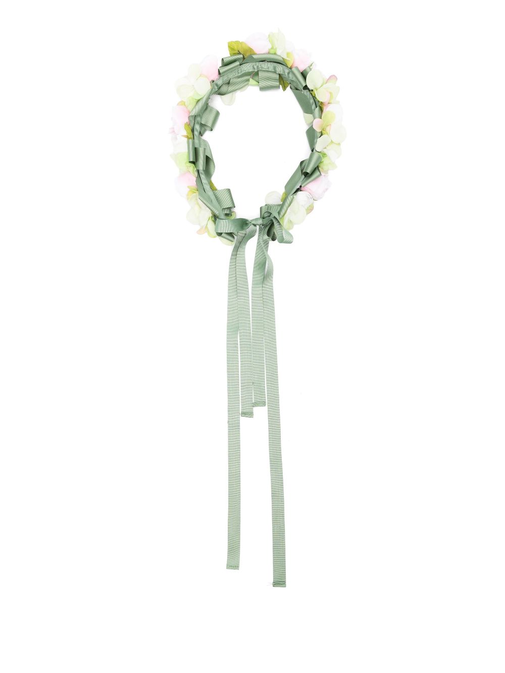 Colorichiari floral-appliqué headband - Green