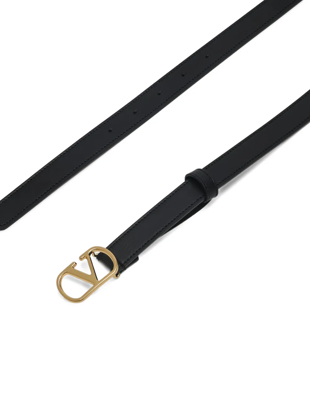  Valentino Garavani Vlogo-signature Belt - Black 