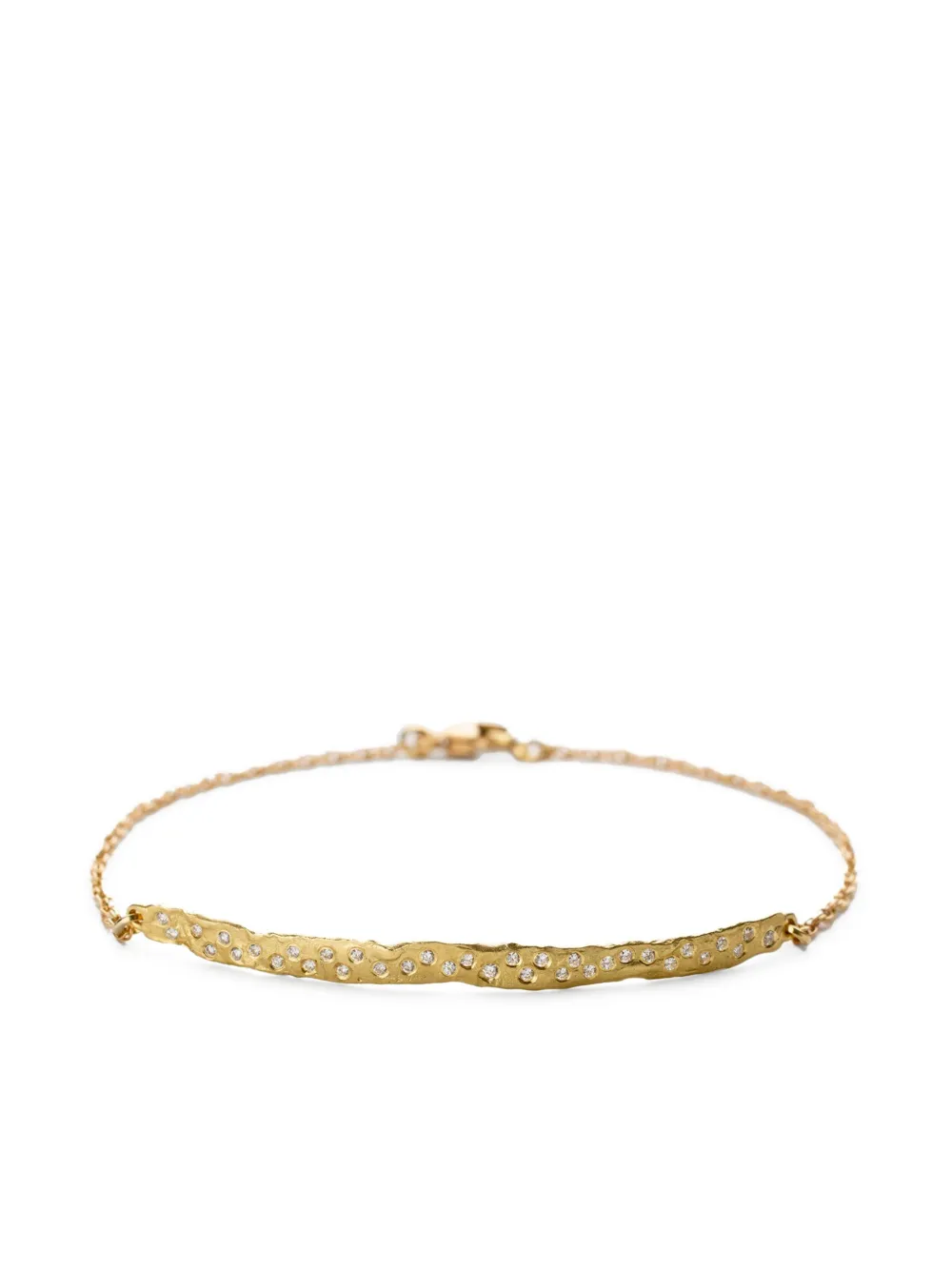 18kt yellow gold Paloma diamond bracelet